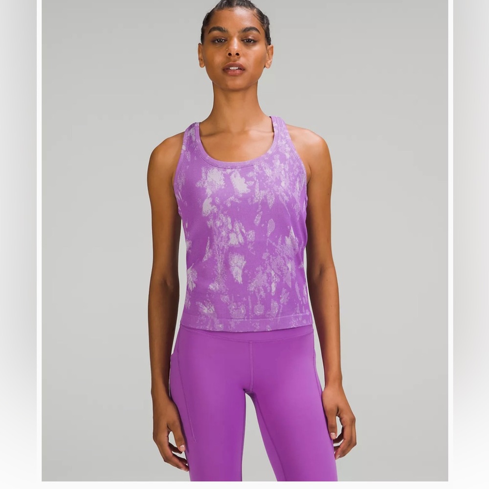 Lululemon Swiftly Tech Racerback Tank Top Race Length sz 8